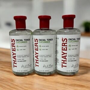 Thayers Facial Toner Cucumber 12 Oz Witch Hazel Lot Of 3 (E2)